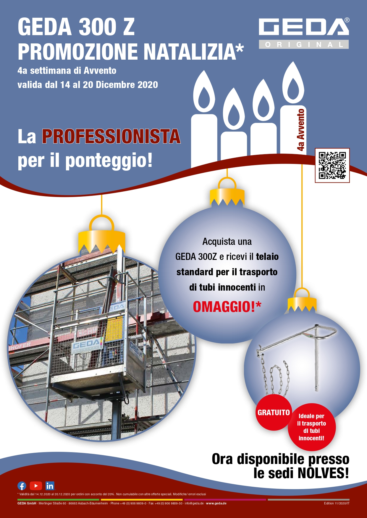 Promozione Settimana D'avvento Geda 300z